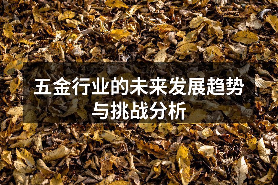 五金行业现代化生产线